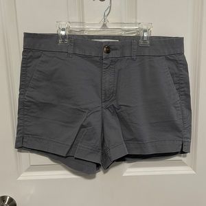 Womens dark gray shorts.